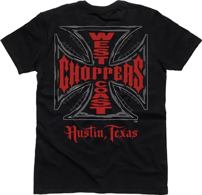 Immagine prodotto di Maglietta WCC West Coast Choppers Cross Solid Nero-3XL