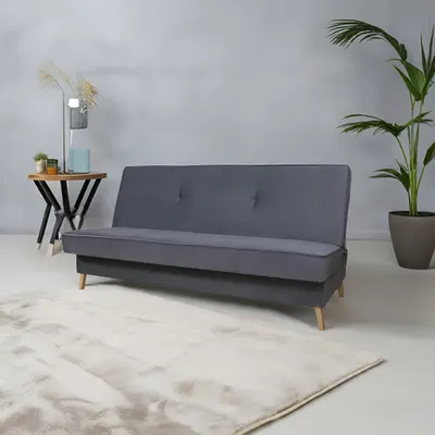 Produktbild von Ausziehbares 3-Sitzer-Sofa mit Stauraum – Elegantes Schlafsofa