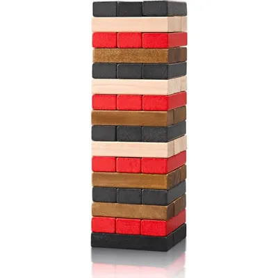 Obrázok produktu pre POPULAR Balančná hra drevená veža Jenga