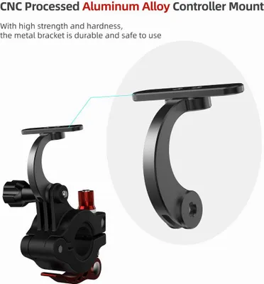 Produktbild von 50CAL Aluminium Fahrradlenker Klemmhalter Halterung für DJI RC Fernbedienung