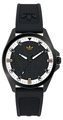 Produktbild von Adidas Uni Uhr ICONIC ONE Silikon schwarz AOFH25001