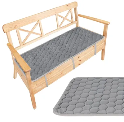 Obrázok produktu pre Sada dvoch mäkkých, zamatových sedacích vankúšov – sivá farba, 50 x 120 cm