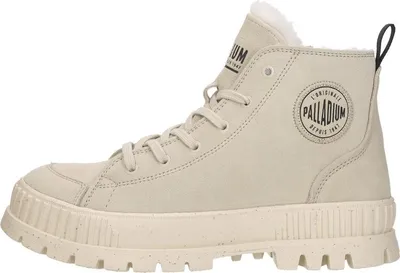 Produktbild von Palladium Pallashock Zip Warm Veterschoenen Hoog - Beige - Maat 42
