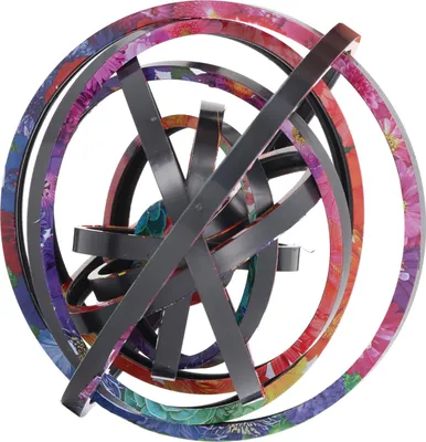 Image de Jouet puzzle rotatif, rotation 3D, anti-stress, décompression, éducatif pour enfants et adultes, fleur colorée