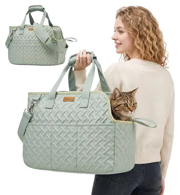 Hundetasche für kleine Hunde, 4 kg, Oxford-Stoff, grün