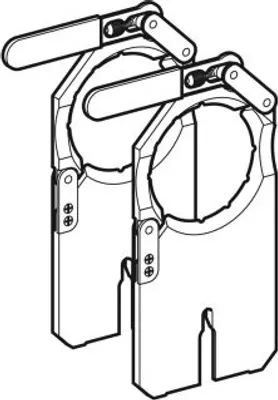 Produktbild von Geberit 359822001 Set Aufspannplatten d135