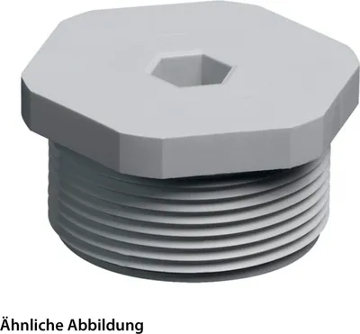 Immagine prodotto di Tappo cieco WISKA M32x1,5 esagonale interno ed esterno con O-ring in poliammide (PA) Lunghezza filettatura 15,0 mm - 1 pezzo
