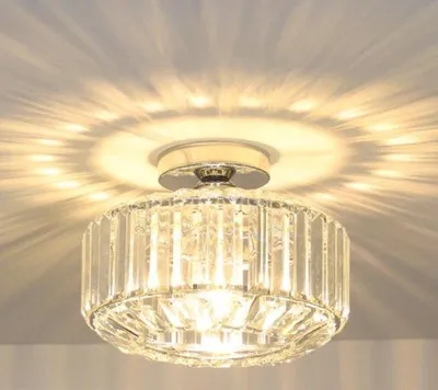 Obrázek produktu pro Moderní křišťálové lustry s chromovými a skleněnými stínidly