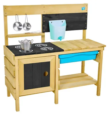 Produktbild von TP Toys Holz Matschküche Murmeltier Deluxe Natur 136x40x96 cm