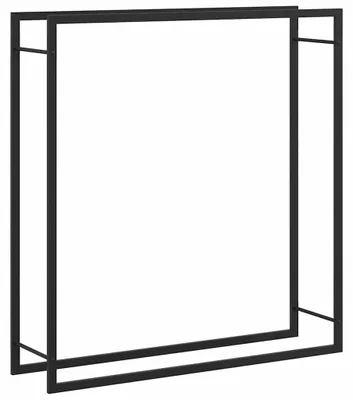 Produktbild von Kaminholzregal - Feuerholzständer aus Stahl - 110x28x116 cm - Robuste Holzlagerung - Armeegrün