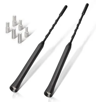 Zdjęcie produktu dla Antena samochodowa fm dab dachowa pręt 23 cm do samochodu 2 szt