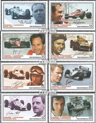 Produktbild von Briefmarken Österreich 2007 Mi 2654-2661 (kompl.Ausg.) postfrisch Formel-1