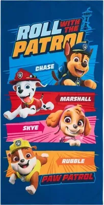 Produktbild von Paw Patrol Roll Badetuch, Strandtuch 70x140cm