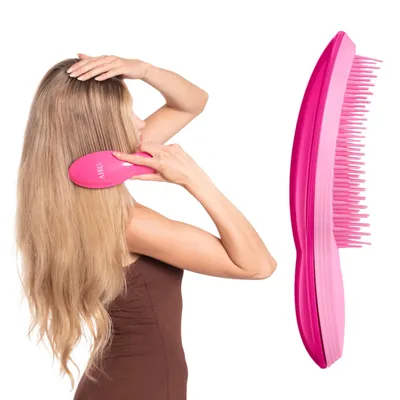 Produktbild von Bürste für feines, verfilztes, beschädigtes, sprödes Haar rosa