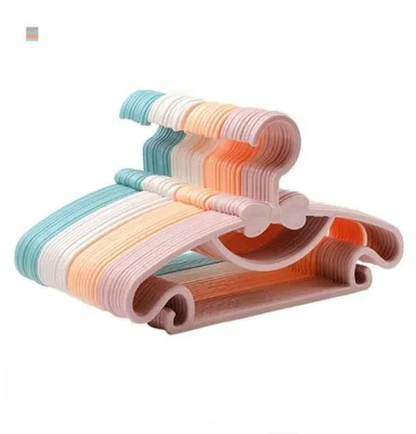 Productafbeelding van Draagbare Plastic Kleerhangers voor Kleding, 20 Stuks