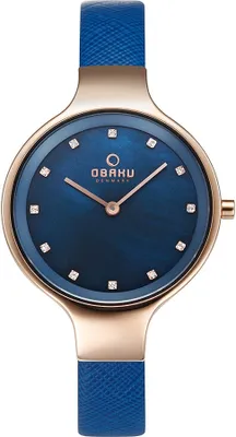 Obrázek produktu pro Dámské hodinky Obaku Denmark V173LXVLRA modré