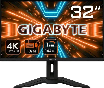 Produktbild von Gigabyte M32U Monitor, 31.5 Zoll, 3840x2160, 144Hz, 1ms, SS IPS, 350cd/m², DisplayHDR400, FreeSync Premium Pro, HDMI 2.1, DisplayPort 1.4, KVM-Switch, OSD Sidekick