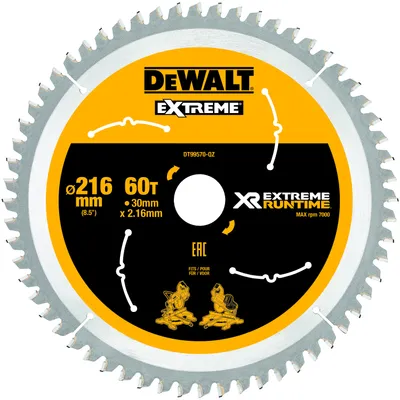 Produktbild von DEWALT Kreissägeblatt 216 x 30 mm 60 Zähne
