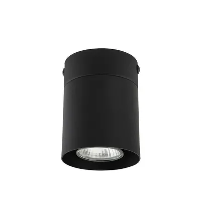 Immagine prodotto di Plafoniera Faretto da soffitto Nero H: 10,5 cm Ø 8 cm stretto GU10 metallo Soggiorno Corridoio Lampada da soffitto