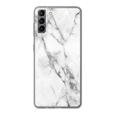Produktbild von MuchoWow® Handyhülle Schutzhülle Hülle für Samsung Galaxy S21 Plus Marmor - Luxus - Weiß Silikon Softcase Handy Hülle - Handy-Tasche