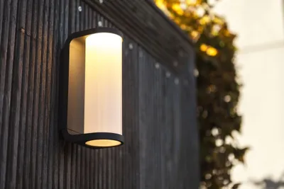 Produktbild von LUTEC Adalyn LED Aussenwandleuchte Warmweiss 10,2W IP44 Anthrazit