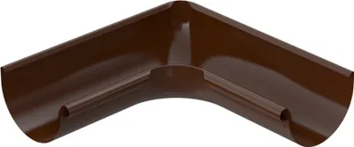 Produktbild von BRYZA Innen-Rinnenwinkel verzinkt Ø 125 mm, Braun RAL 8017