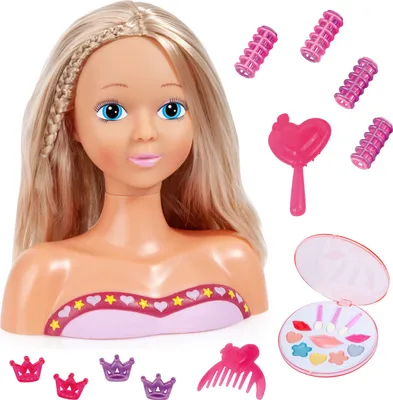 Produktbild von Bayer Design und Frisierkopf mit Zubehör, 90012AK, Blonde Haare