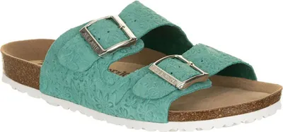 Produktbild von JOE N JOYCE London Veloursleder Soft-Fußbett Light Green Größe 36 Schmal