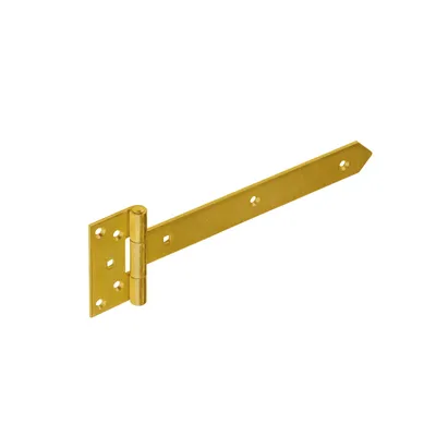Image de Elingue en croix avec tige rivetée 250/45x90x3,0mm zinguée jaune