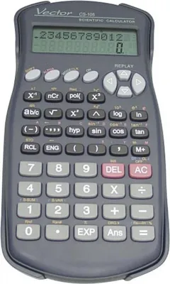 Imagen del producto de Calculadora científica Vector KAV CS-105. 240 funciones. 80 x 170 mm. Color