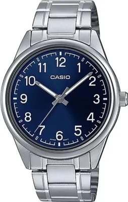 Produktbild von Casio MTP-V005D-2B4, Edelstahl, Mineral, SR626SW, 3 Jahr(e), 47 mm, 40 mm