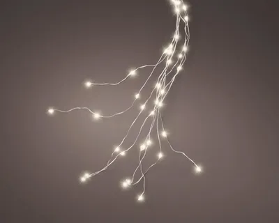 Produktbild von LED Lichtbündel 32 Stränge 190cm mit Timer / Strom 640 LEDs Warmweiß