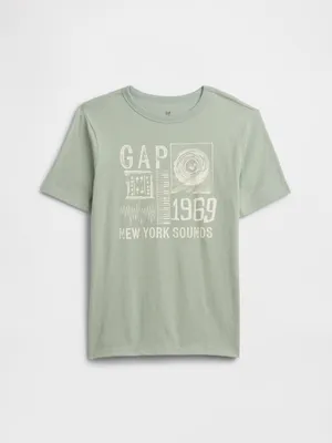 Produktbild von GAP Kinder-T-Shirt mit Aufdruck S