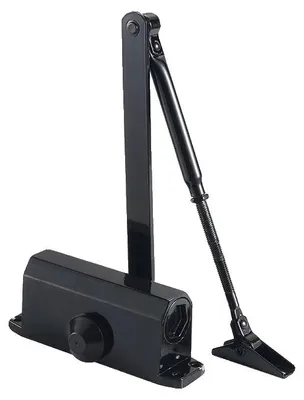 Obrázok produktu pre Dverový zatvárač, hydraulicky nastaviteľný, nosnosť 80 kg, čierny S
