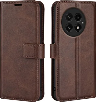 Produktbild von OnePlus 13 Hülle - Coverup Deluxe Klapphülle - Dunkelbraun