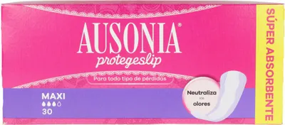 Zdjęcie produktu dla Ausonia Protegeslip Maxi wkładki higieniczne 30 sztuk