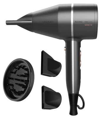 Productafbeelding van Cecotec Bamba IoniCare 5500 PowerStyle, airconditioning, zwart, ophangoog, 2,5 meter, knoppen, schuifregelaar, 1800 W
