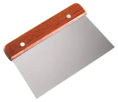 Pizzaschneider mit Holzgriff, Edelstahlklinge, 15 cm