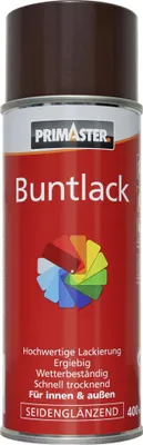 Produktbild von Primaster Lackspray 400 ml schokobraun seidenglänzend