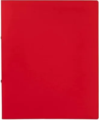 Produktbild von Idena 10432 - Ringbuch im Format DIN A4, 2-Ring-Mechanik mit 16 mm Durchmesser, 20 mm Rückenbreite, rot, 1 Stück