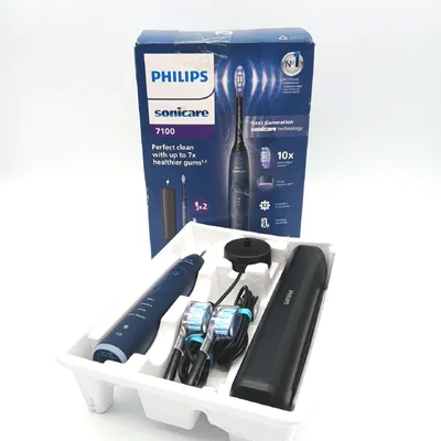 Produktbild von Philips elektrische Zahnbürste Mundpflege HX7423 01 App Steuerung Andruckkontrolle SmarTimer