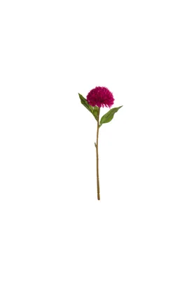 Image de Lot promotionnel ASA : 4 chrysanthèmes artificiels roses, DEKO L 42 cm 66688444, avec cadeau + don