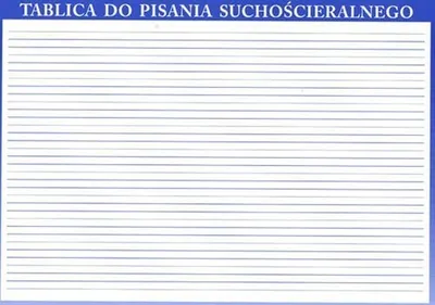 Zdjęcie produktu dla Tablica do pisania suchoscieralnego