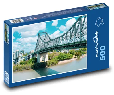 Obrázok produktu pre Puzzle 500 Most nad riekou v meste - martinpuzzle