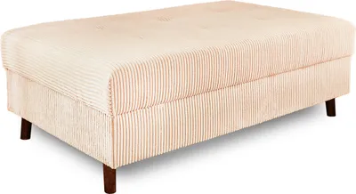Image de Lisa Design Rune - pouf modulable - en velours côtelé , Beige