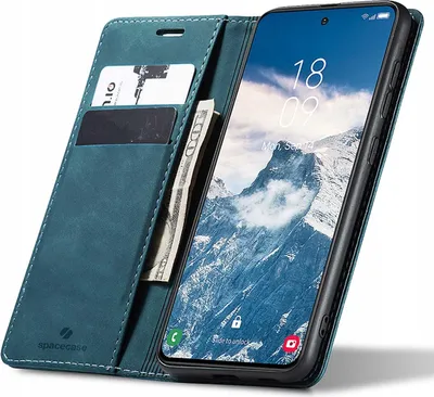 Obrázok produktu pre SPACECASE Peňaženkové puzdro s chlopňou pre Galaxy S24 FE Blue