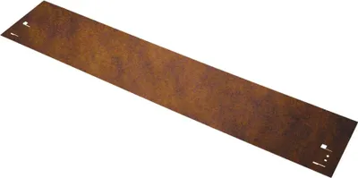 Immagine prodotto di Bordure per aiuole acciaio corten lungo 70 cm, 13,5 - 18,5 cm di altezza, cordoli per aiuole - La zincatura a caldo, Ampio: 13.5 cm