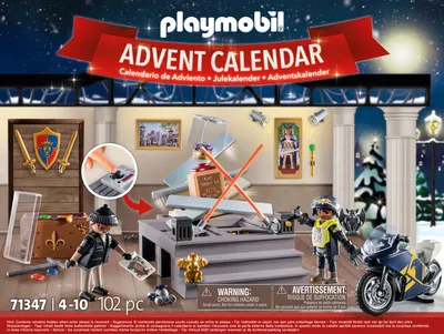 Produktbild von PLAYMOBIL Boże Narodzenie 71347 Kalendarz adwentowy Kradzież w Muzeum Policyjnym