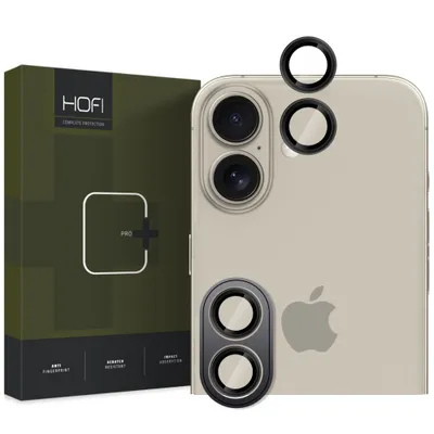 Imagen del producto de Funda protectora para cámara de iPhone 16 / 16 Plus, color negro