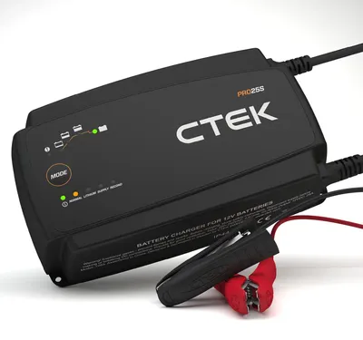 Immagine prodotto di Caricabatterie per auto - 12 V - 25 A - LiFePO4 - Caricabatterie di mantenimento - Modalità RECOND
